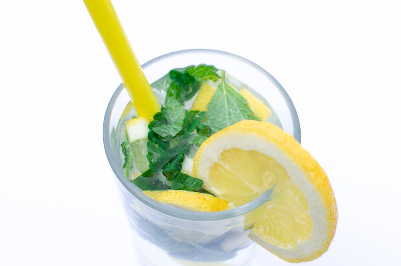 Fresh squeezed craft lemonade in a glass